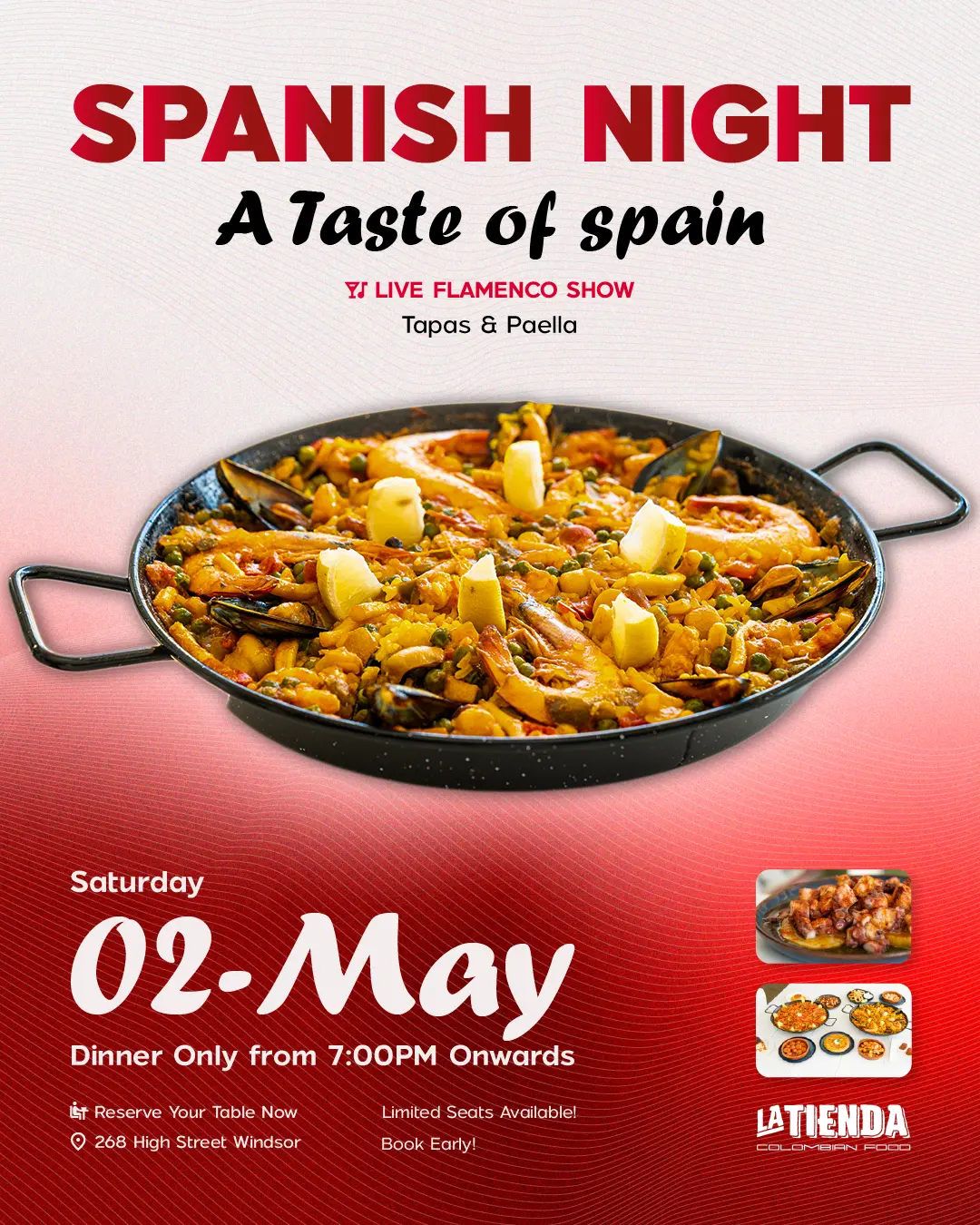 La Tienda — Colombian food store social media