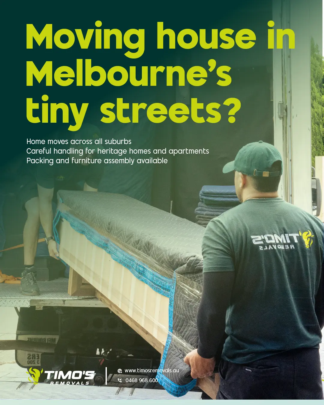 Timo — moving company social media content